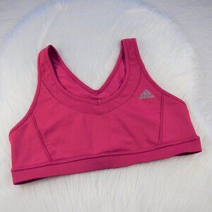 Adidas Pink Climalite Sports Bra Size Large